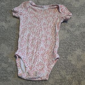 Carter's Pink Floral Bodysuit